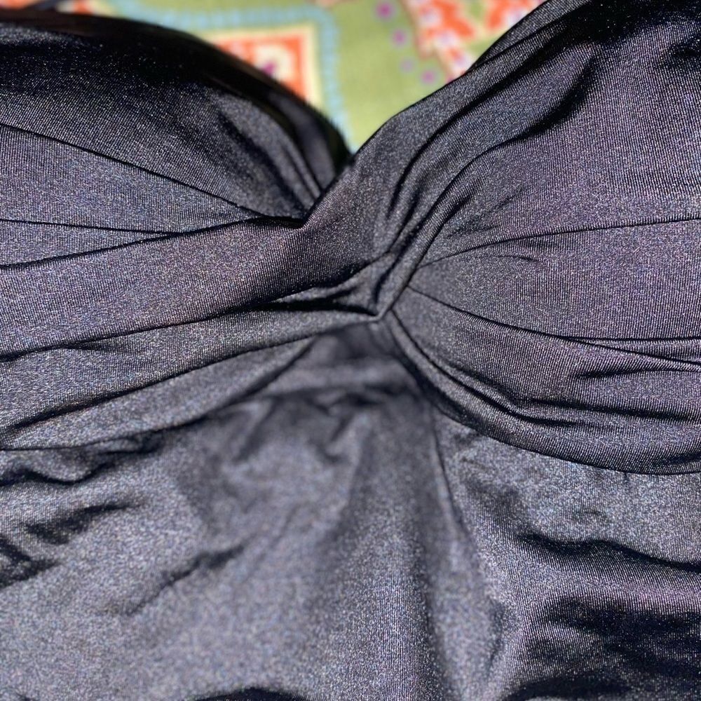 Allen b ruched slimming pin up skirt 1pc suit - Picture 8 of 10